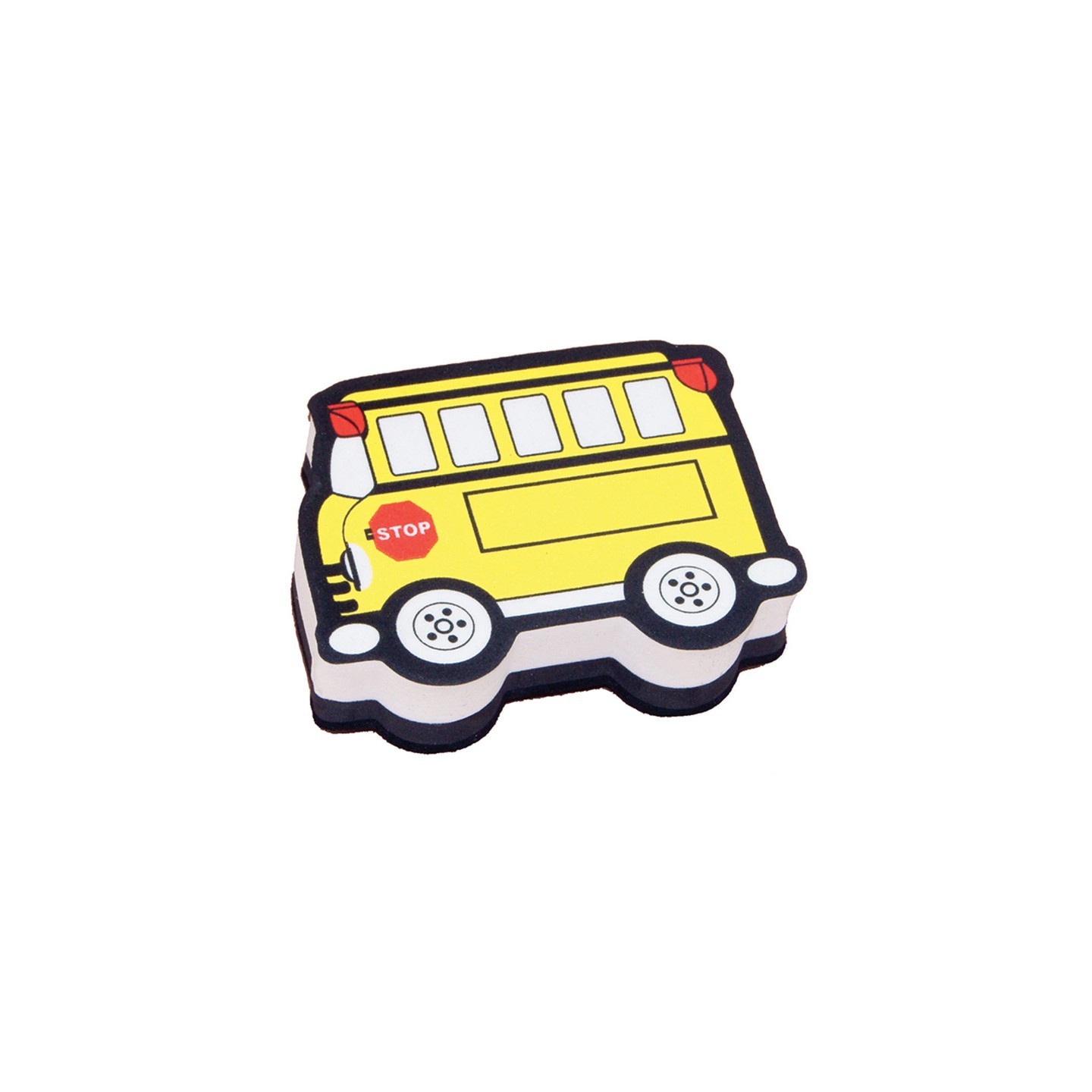 Ashley Productions® Magnetic Whiteboard Eraser, School Bus