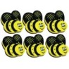Ashley Productions® Magnetic Whiteboard Eraser, Bee, Pack of 6