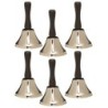 Ashley Productions® Steel Hand Bell, 4", Pack of 6