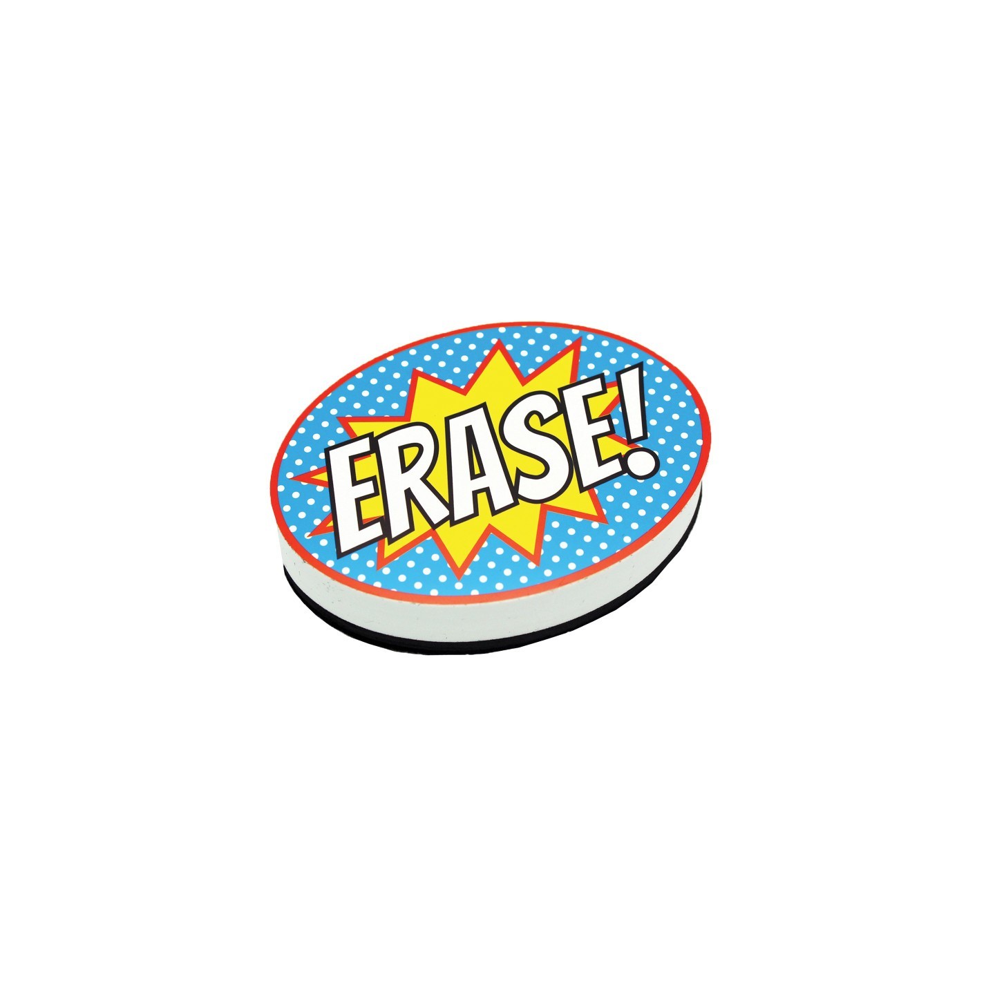 Ashley Productions® Magnetic Whiteboard Eraser, Superhero Erase!