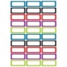 Ashley Productions® Die-Cut Magnetic Foam Assorted Color Labels/Nameplates, Pack of 30
