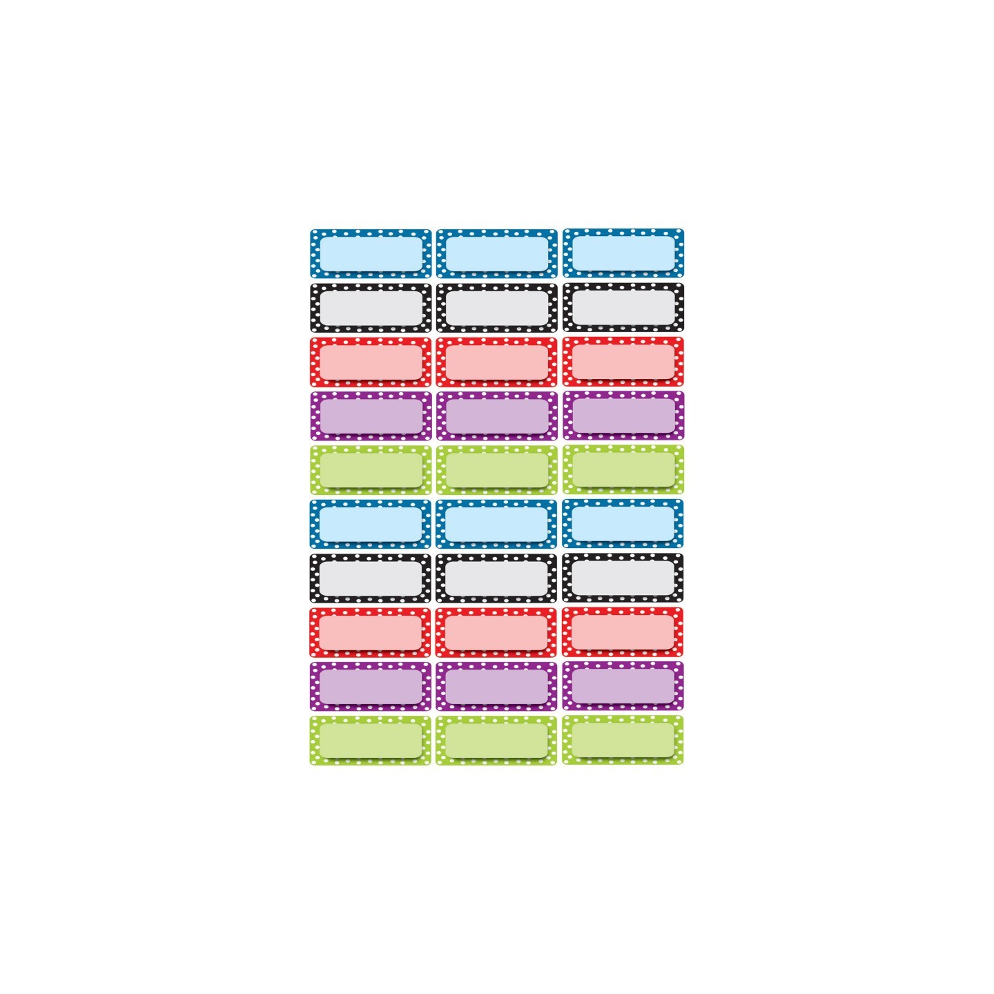 Ashley Productions® Die-Cut Magnetic Foam Color Dots Labels/Nameplates, Pack of 30