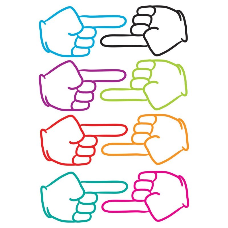 Ashley Productions® Die-Cut Magnetic Pointing Fingers, 8 Pieces