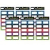 Ashley Productions® Die-Cut Magnetic Colorful Dots Labels/Nameplates, 10 Per Pack, 6 Packs