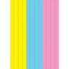 Ashley Productions® Die-Cut Magnetic Pink/Blue/Yellow Sentence Strips, 2.75" x 11", Pack of 3