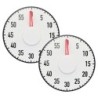 Ashley Productions® Magnetic Big Timer, 7.5", Pack of 2