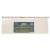 Ashley Productions® Clear View Self-Adhesive Small Name Plate Pocket 4.25" x 12.5", Pack of 25
