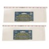 Ashley Productions® Clear View Self-Adhesive Small Name Plate Pocket, 4-1/4" x 12-1/2", 25 Per Pack, 2 Packs
