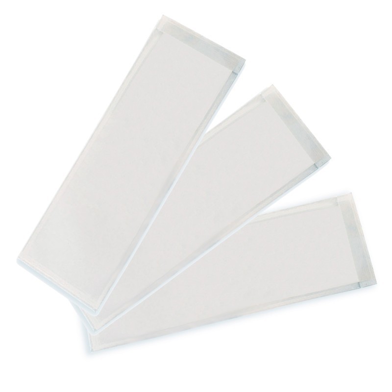Ashley Productions® Clear View Self-Adhesive Extra Small Name Plate Pocket 3.25" x 10.5", Pack of 25
