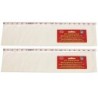 Ashley Productions® Clear View Self-Adhesive Large Name Plate Pocket 4-3/4" x 19", 25 Per Pack, 2 Packs