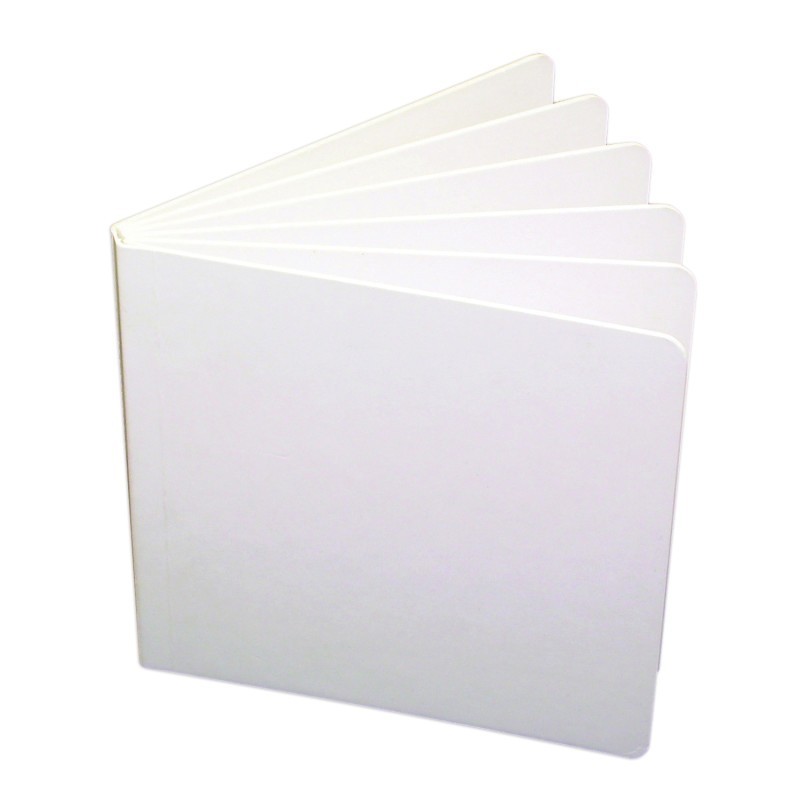 Ashley Productions® Big Hardcover Blank Book, 8.5" x 11" Portrait, White