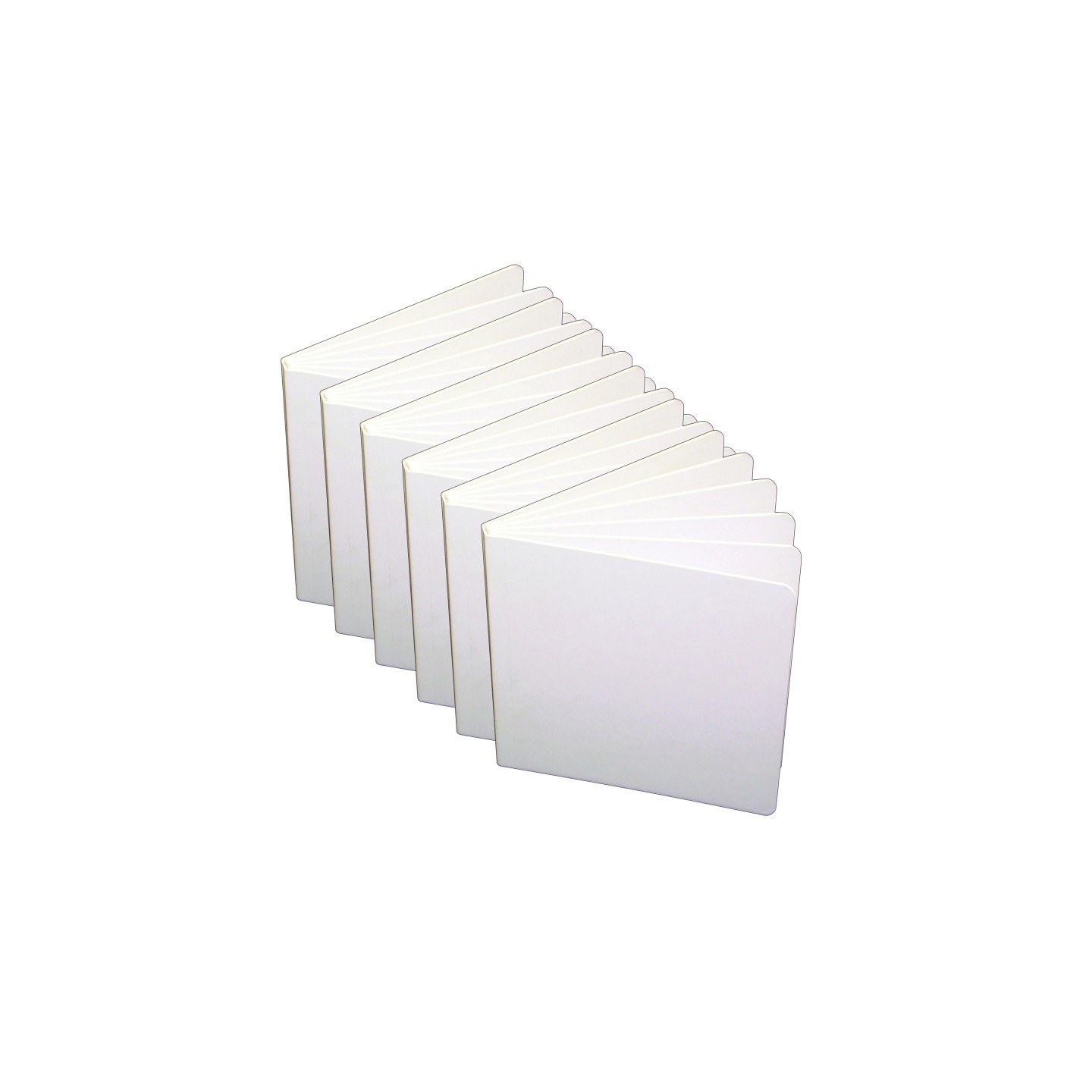 Ashley Productions® Big Hardcover Blank Book, 8.5" x 11" Portrait, White, Pack of 6