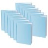 Young Authors Blue Hardcover Blank Book, White Pages, 8"H x 6"W Portrait, 14 Sheets/28 Pages, Pack of 12