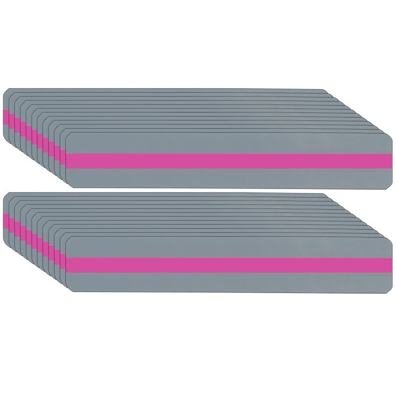 Ashley Productions® Sentence Strip Reading Guide, 1-1/4" x 7-1/4", Pink, Pack of 24