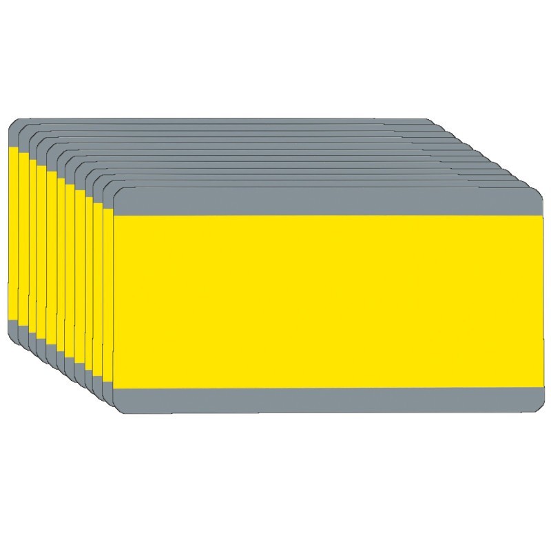 Ashley Productions® Big Reading Guide, 3-3/4" x 7-1/4", Yellow, Pack of 12