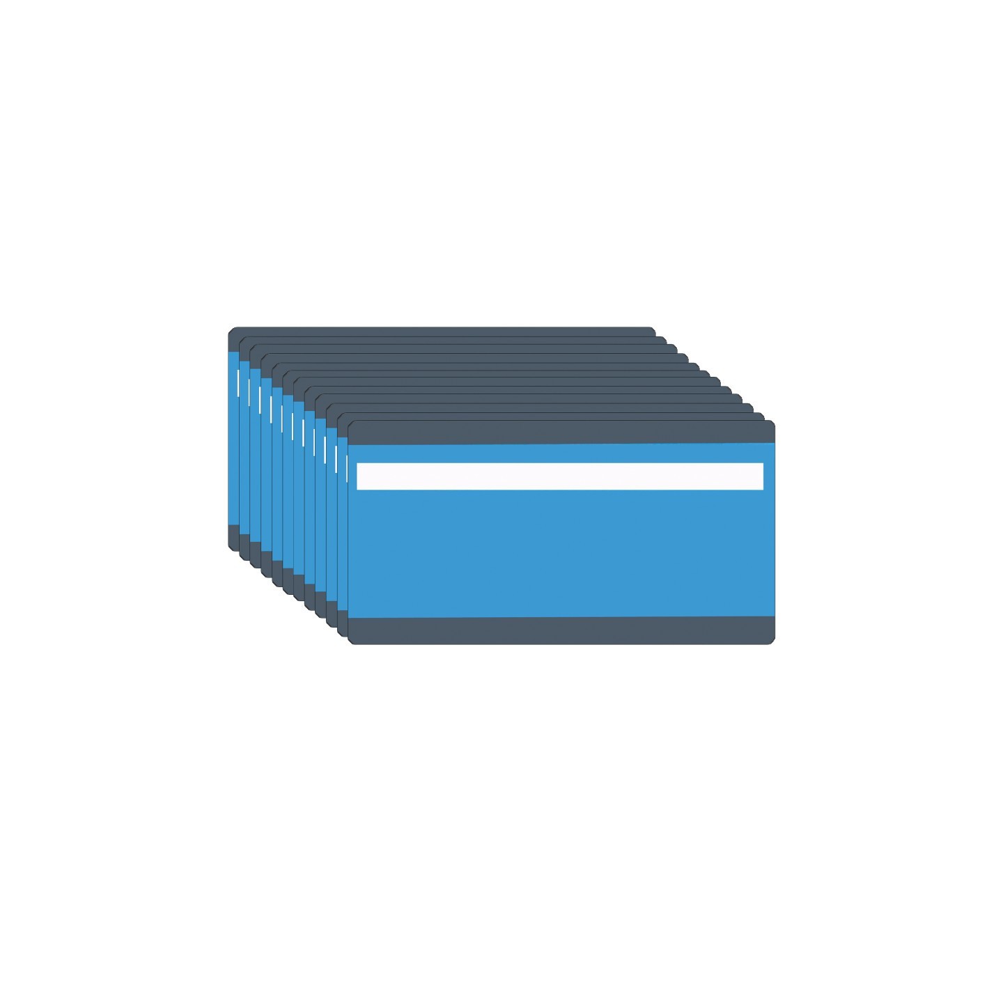 Ashley Productions® Cut-Out Window Blue Trakker Reading Guide, 3-3/4" x 7-1/4", Pack of 12