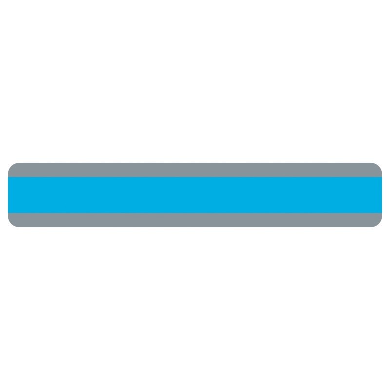 Ashley Productions® Double Wide Sentence Strip Reading Guide, 1-1/4" x 7-1/4", Blue