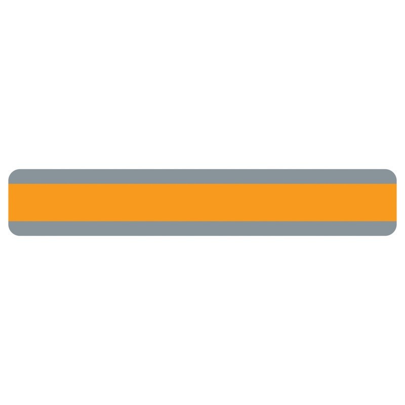 Ashley Productions® Double Wide Sentence Strip Reading Guide, 1-1/4" x 7-1/4", Orange