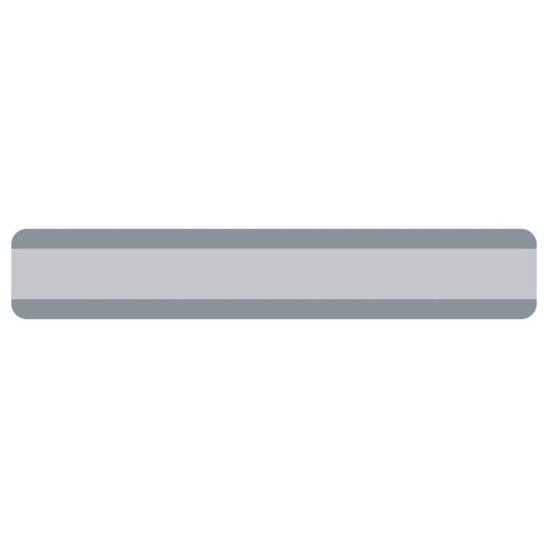 Ashley Productions® Double Wide Sentence Strip Reading Guide, 1-1/4" x 7-1/4", Gray
