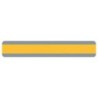 Ashley Productions® Double Wide Sentence Strip Reading Guide, 1-1/4" x 7-1/4", Goldenrod