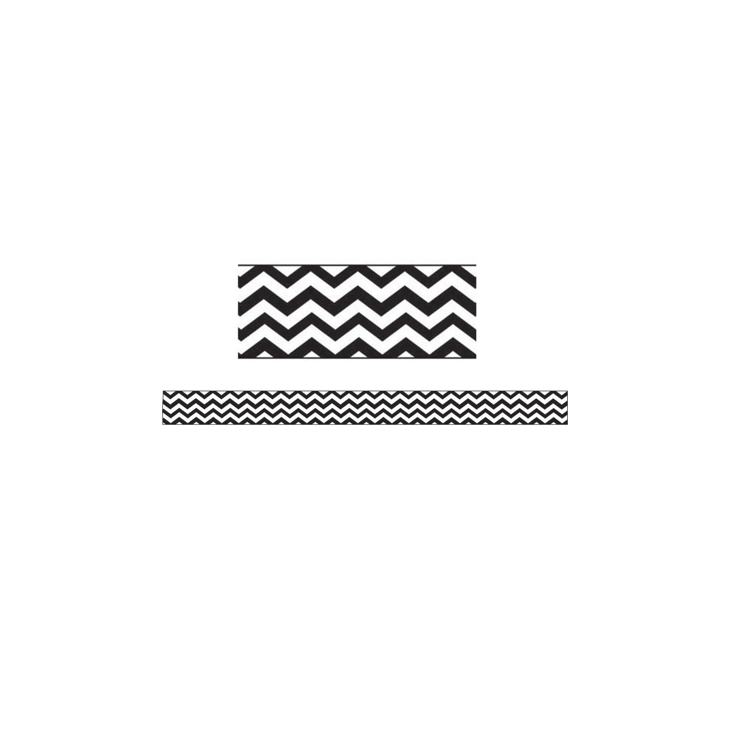 Ashley Productions® Magnetic Magi-Strips, Black Chevron, 12'