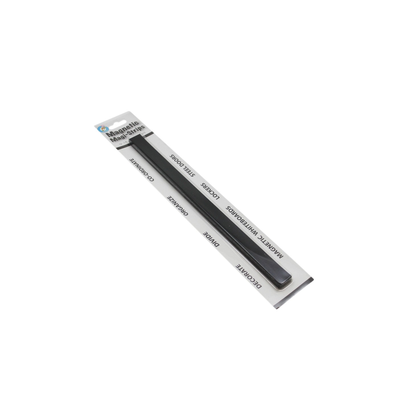 Ashley Productions® Magnetic Magi-Strips, Black, 12'