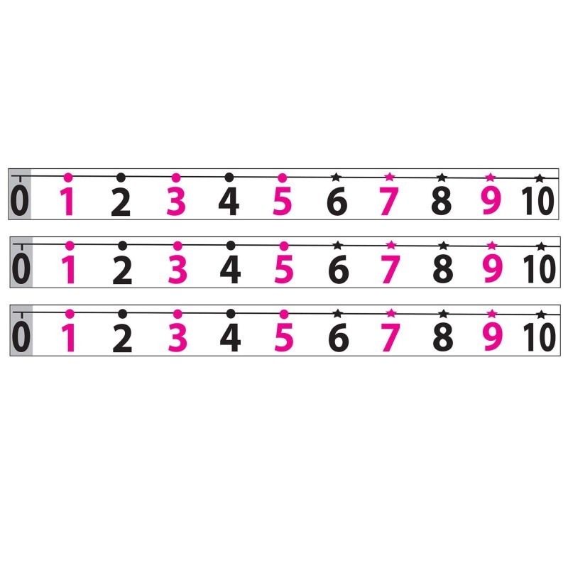 Ashley Productions® Magnetic Number Line -20 to 120, Pack of 3
