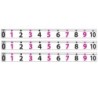 Ashley Productions® Magnetic Number Line -20 to 120, Pack of 3