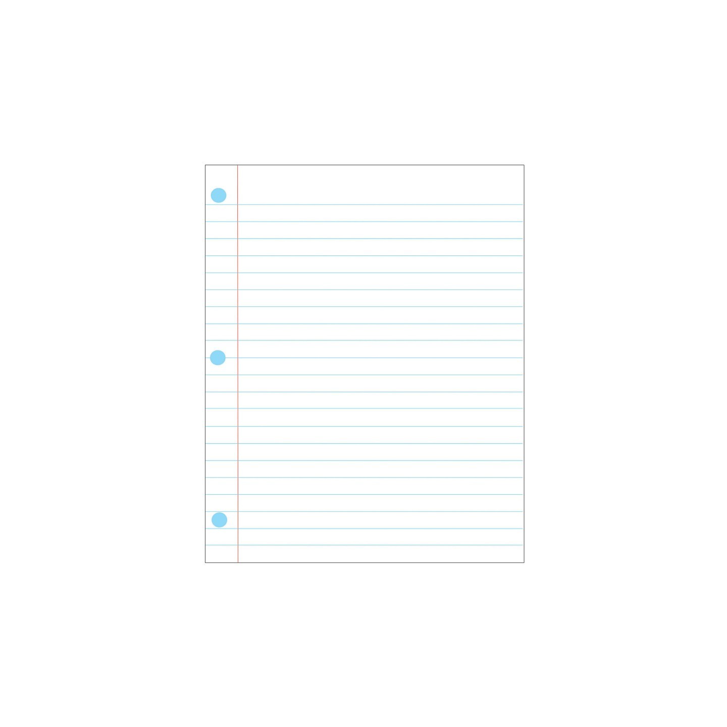 Ashley Productions® Large Magnetic Notebook Page, 12" x 15"