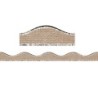 Ashley Productions® Magnetic Scallop Border Burlap Scribble, 12'