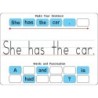 Smart Poly® Touch-Stik™ Phonics Tiles & Mat, Sentence Building Set, 100 Tiles