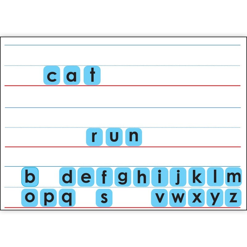 Smart Poly® Touch-Stik™ Phonics Tiles & Mat, Fun with Letters Set, 104 Tiles