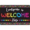 Smart Poly® Computer Mouse Pad, 8" x 10", Everyone is Welcome Here, Hearts