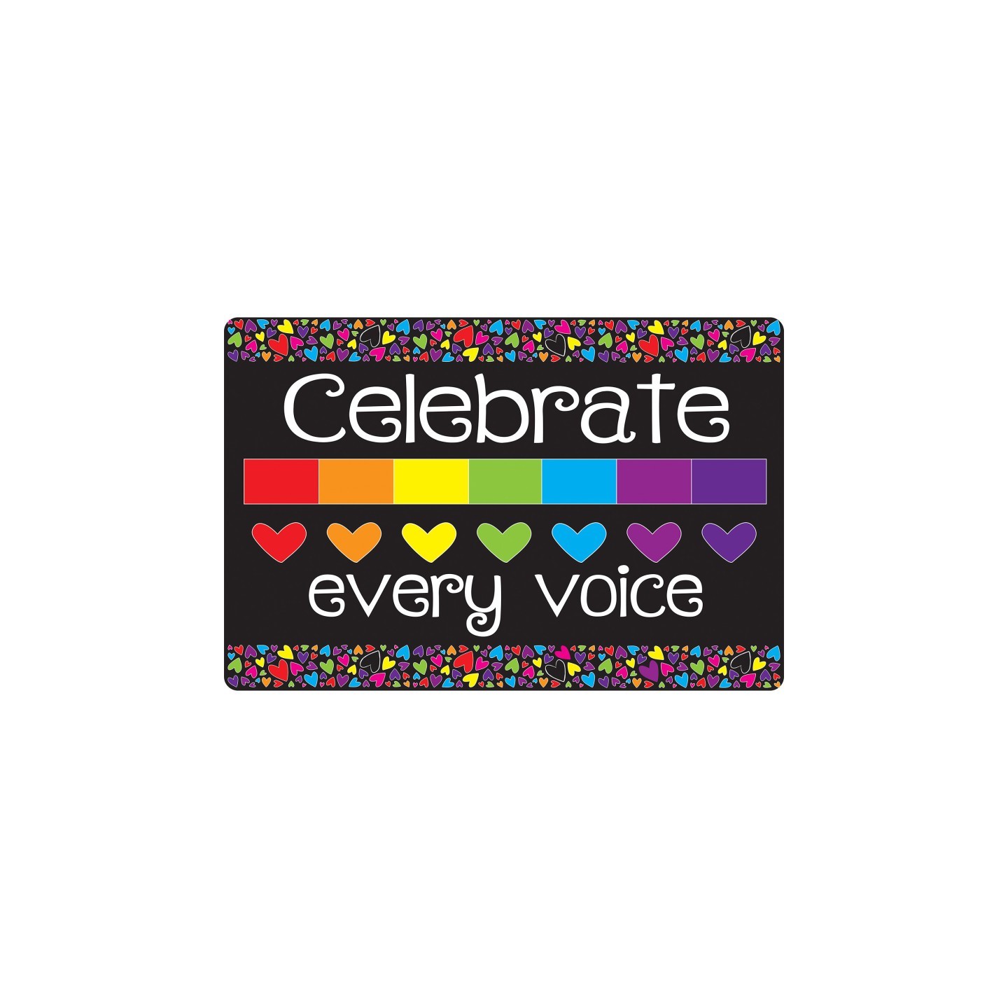 Smart Poly® Computer Mouse Pad, 8" x 10", Celebrate Every Voice
