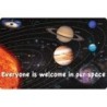 Smart Poly® Computer Mouse Pad, 8" x 10", Everyone is Welcome in our Space