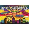 Ashley Productions® The Original Fun Mat® Computer Mouse Pad, 11.75x8 in, Superheroes, Positivity