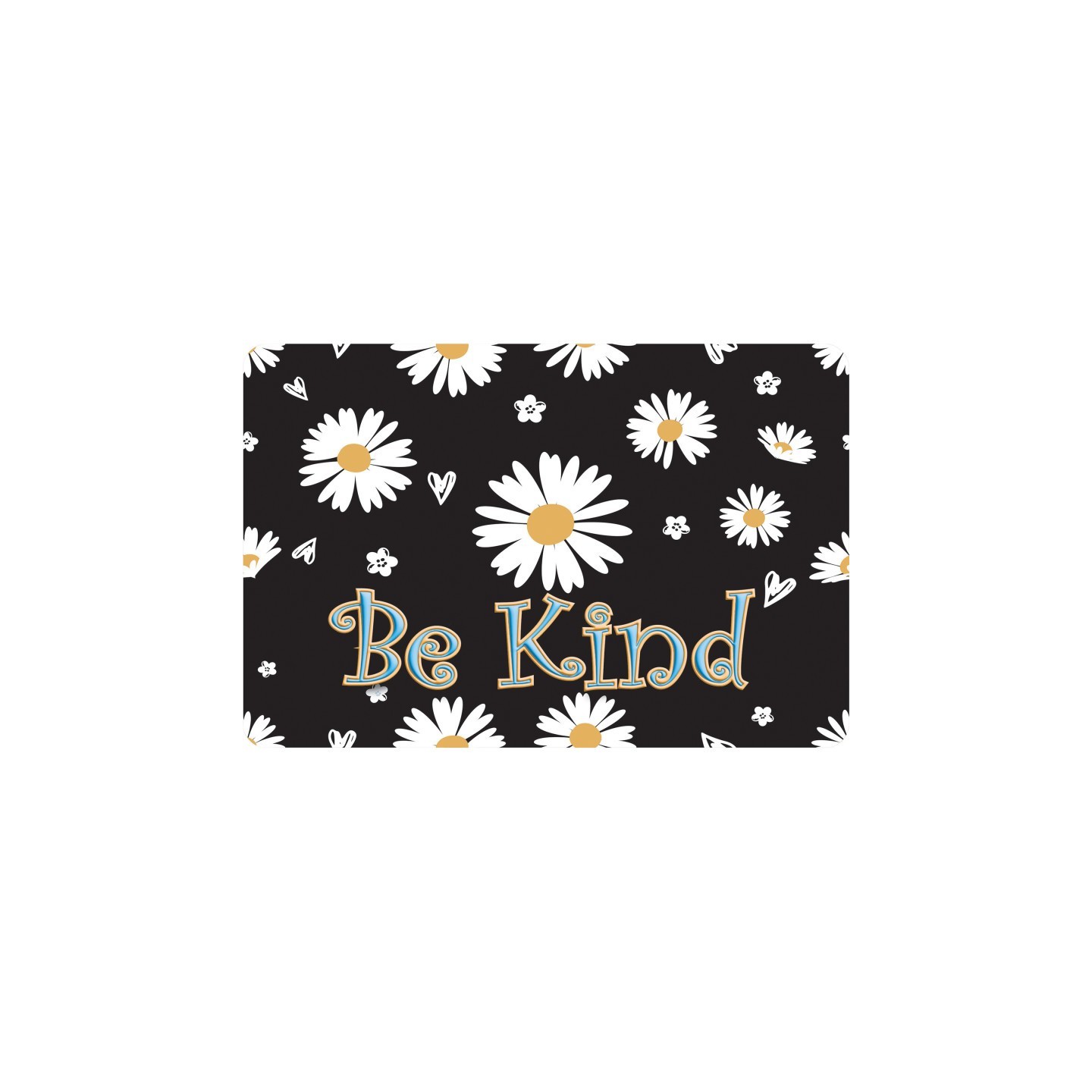 Ashley Productions® The Original Fun Mat® Computer Mouse Pad, 11.75x8 in, Be Kind, Daisies