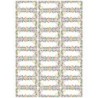 Ashley Productions® Magnetic Die-Cut Small Foam Nameplates & Labels, Confetti, 30 Pieces