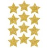 Ashley Productions® Die-Cut Magnets, 3" Gold Sparkle Stars, Pack of 12