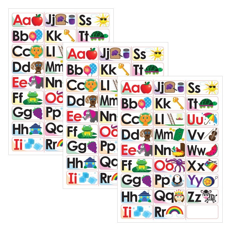 Ashley Productions® ABC Picture Words Double-Sided Magnets, 27 Per Pack, 3 Packs