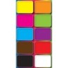 Ashley Productions® Non-Magnetic Mini Whiteboard Erasers, Assorted Colors, Pack of 10