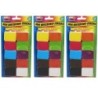 Ashley Productions® Non-Magnetic Mini Whiteboard Erasers, Assorted, 10 Per Pack, 3 Packs