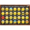 Ashley Productions® Smart Poly™ Chart, 13" x 19", Emotions Icon How Are You Feeling