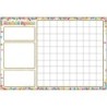 Ashley Productions® Smart Poly™ Chart, 13" x 19", Confetti Hundred Squares