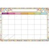 Ashley Productions® Smart Poly™ Chart, 13" x 19", Confetti Calendar