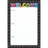 Ashley Productions® Smart Poly® Chart Chalk Dots Welcome, 13" x 19"
