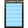 Ashley Productions® Smart Poly® Chart Black Confetti Classroom Rules, 13" x 19"