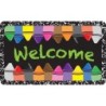 Ashley Productions® The Original Fun Mat™, Welcome Mat, 18" x 30", Crayons Composition Welcome