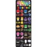 Ashley Productions® Smart Poly™, The Original Fun Mat™, Mat Runner, 15.5" x 47", Colors and Shapes