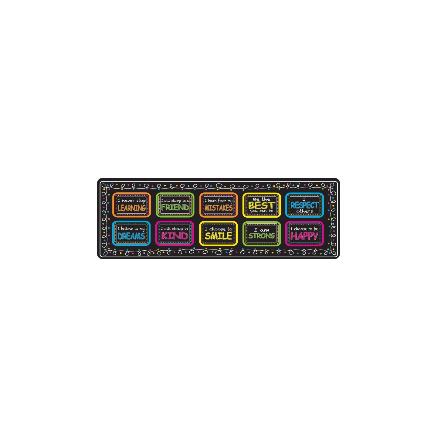 Ashley Productions® The Original Fun Mat™, Mat Runner, 15.5" x 47", Character Building